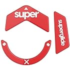 Superglide2 マウスソール for Logicool 502X マウスフィート [ 強化ガラス素材 ラウンドエッヂ加工 高耐久 低摩擦 Super Smooth ]