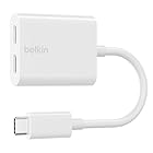 Belkin 2 in 1 USB-Cデュアルアダプター オーディオ&充電対応 USB-C PD60W急速充電対応 Android スマートフォン Galaxy/Xperia/Pixel/AQUOS/iPad Pro/iPad Air/iPhon