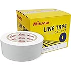 ミカサ(MIKASA) ラインテープ 白 ポリエチレン (伸びないタイプ) 幅50㎜×50ｍ×2巻入 AC-LTPE5050-W