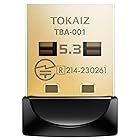 TOKAIZ bluetooth アダプター 5.3 レシーバー USB 子機 ドライバー不要 ブルートゥース ワイヤレス イヤホン コントローラー マウス キーボード ７つのディバイス追加可能 Windows 11 10 8.1 7 TBA-0