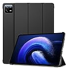 Xiaomi Pad 6 ケース MoKo Mi Pad 6/6 Pro用保護ケース 11インチ シャオミパッド6専用保護カバー スタンドケース オートスリープ対応 PC+PU製 手帳型 軽量 耐衝撃 Black