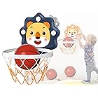 [TradeWind] バスケットゴール バスケットリング ネット バスケ ボード 壁掛け シュート練習 ボール エアポンプセット ミニサイズ(ブルーベア24cm)