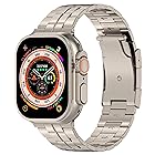 Apple watch バンド チタニウム アップルウォッチ バンド チタン製互?ベルト apple watch series Ultra2/Ultra/9/8/7/6/5/4/3/2/1 38mm 40mm 41mm 42mm 44mm 45m