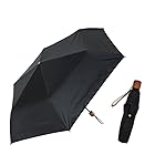 [Vita Felice] ヴィータフェリーチェ 晴雨兼用折りたたみ傘（親骨60cm/トート型傘袋） レディース pru-30179z (ブラック)