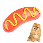 ソーセージ型 犬用噛むおもちゃ 音が鳴る 小-大型犬 ストレス解消 リラックス デンタルケア 屋内/屋外