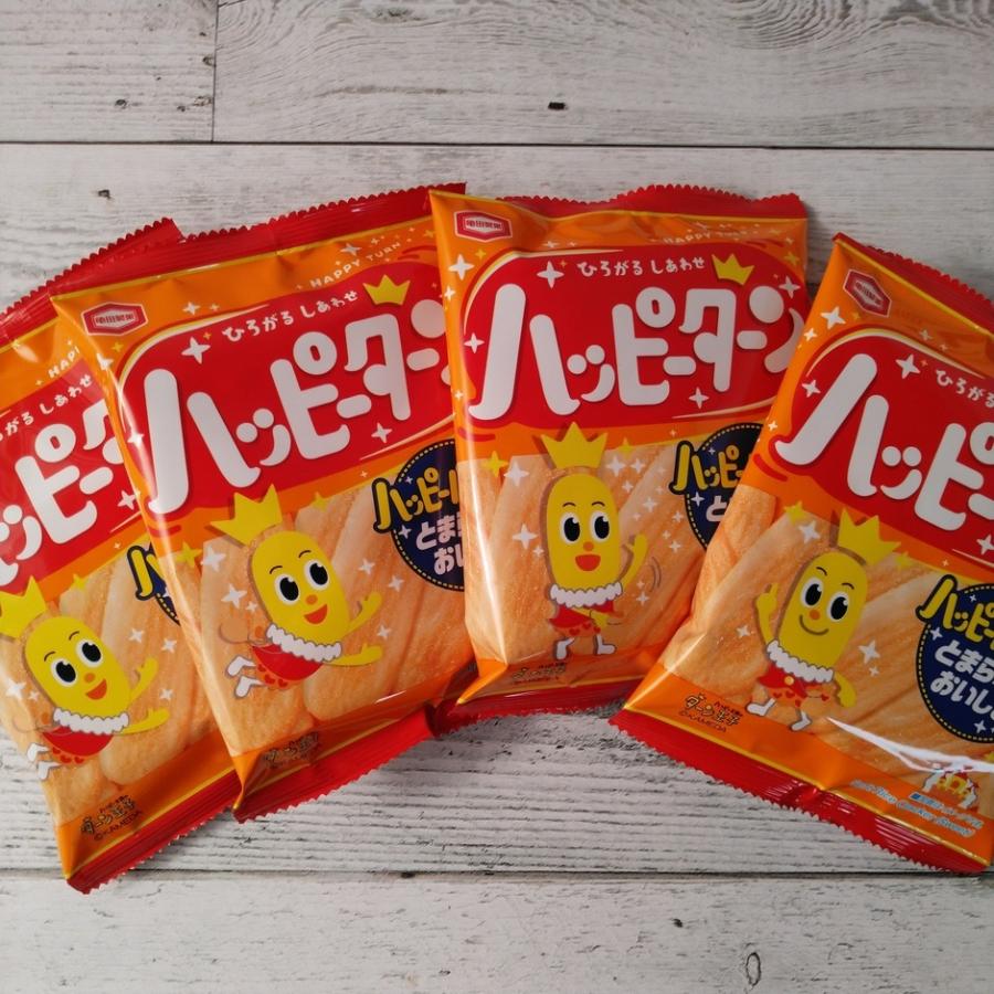 亀田製菓 ハッピーターン 32g×4袋 メール便送料無料 ポイント消化 600 食品 スイーツ