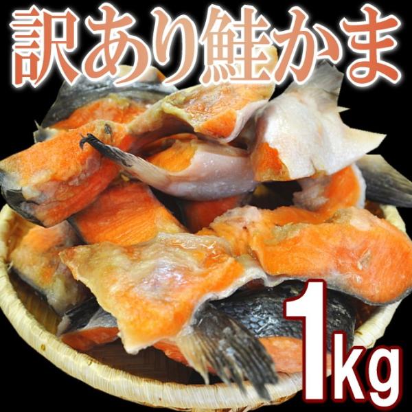 訳あり　銀鮭　カマ　　無塩　1kg