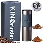 KINGrinder K1 手挽きコーヒーミル 160段階内部式粒度調整 均一性に優れるコニカル式金属刃 最大容量25g