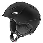uvex(ウベックス) スキースノーボードヘルメット マットカラー ダイヤル式サイズ調整 ドイツ製 p1us 2.0 ブラックマット 59-62 cm