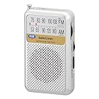 オーム(OHM) 電機AudioComm AM/FMポケットラジオ 電池長持ちタイプ シルバー ポータブルラジオ コンパクトラジオ RAD-P212S-S 03-0976