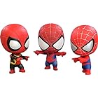 ホットトイズ(Hot Toys) コスビ スパイダーマン:ノー・ウェイ・ホーム スパイダーマン(3体セット) ノンスケールフィギュア 赤 高さ各約8センチ CBX056