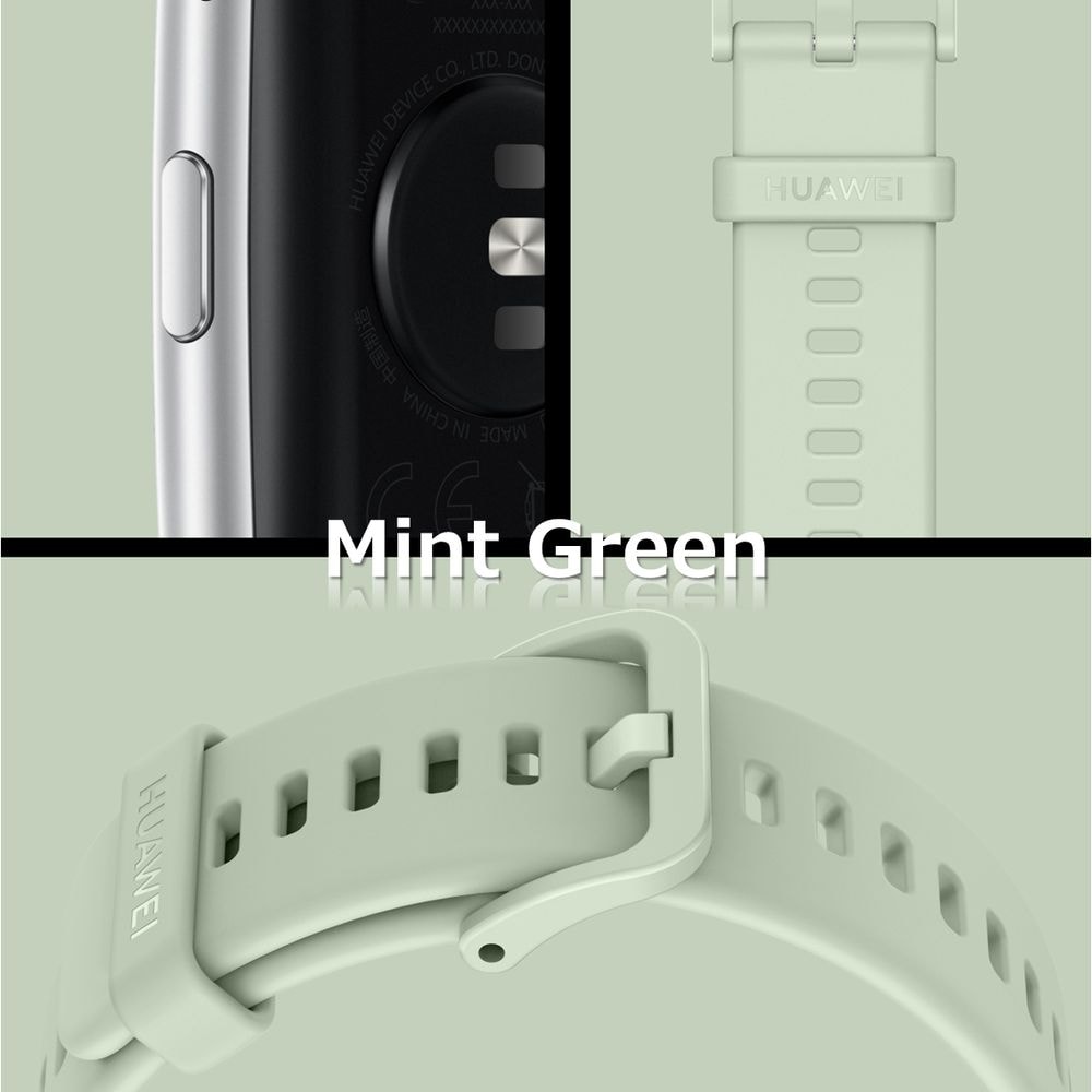 HUAWEI ファーウェイ WATCH FIT／GR Mint Green TIA-B09 スマートウォッチ 腕時計 心拍数 GPS 歩数 睡眠  血中酸素測定 | ヤマダウェブコム