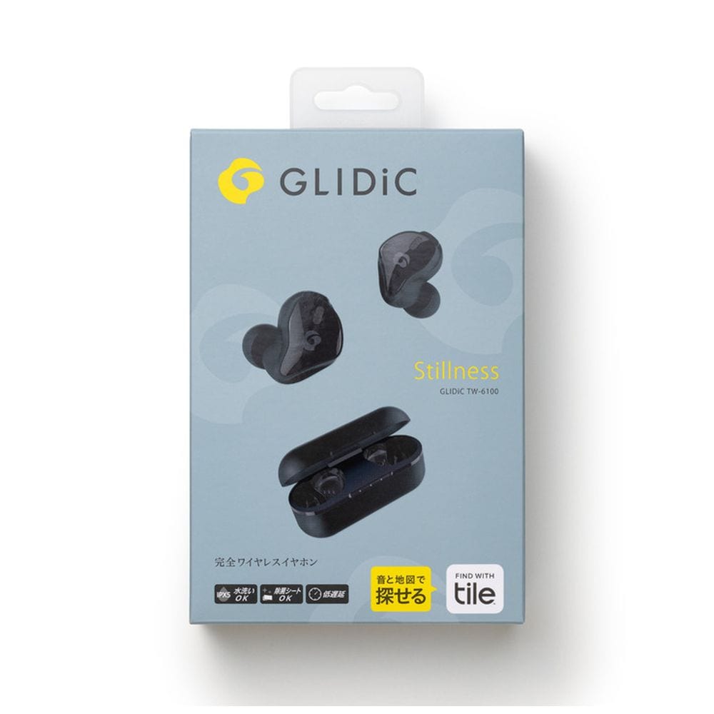 GLIDiC（グライディック） GLIDiC Sound Air GLIDiC TW-6100／ブラック GL-TW6100-BK  リモートワークに最適／防水／紛失防止機能／急速充電