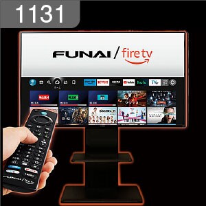 1131 【下取りあり】（2023年モデル）FUNAI 4K液晶テレビ FireTV50v型+壁寄せスタンドセット