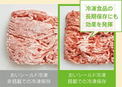 冷凍保存した肉の比較