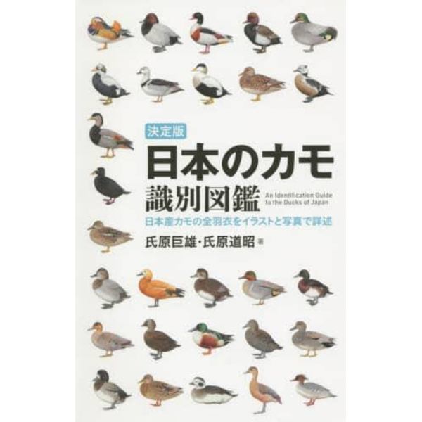 日本のカモ識別図鑑　決定版　日本産カモの全羽衣をイラストと写真で詳述