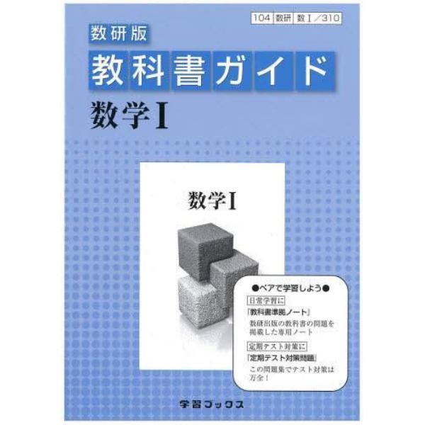 教科書ガイド数研版　３１０　数学１