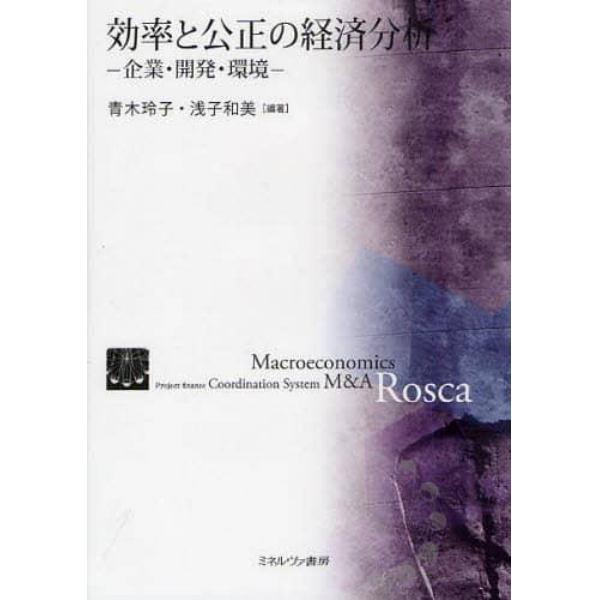 効率と公正の経済分析　企業・開発・環境