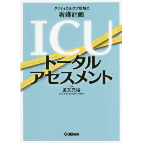 ＩＣＵトータルアセスメント　クリティカルケア領域の看護計画