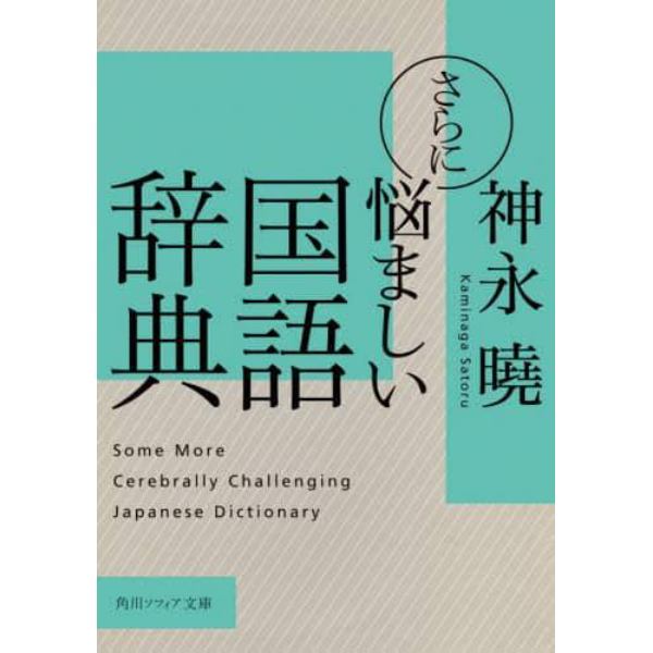 さらに悩ましい国語辞典