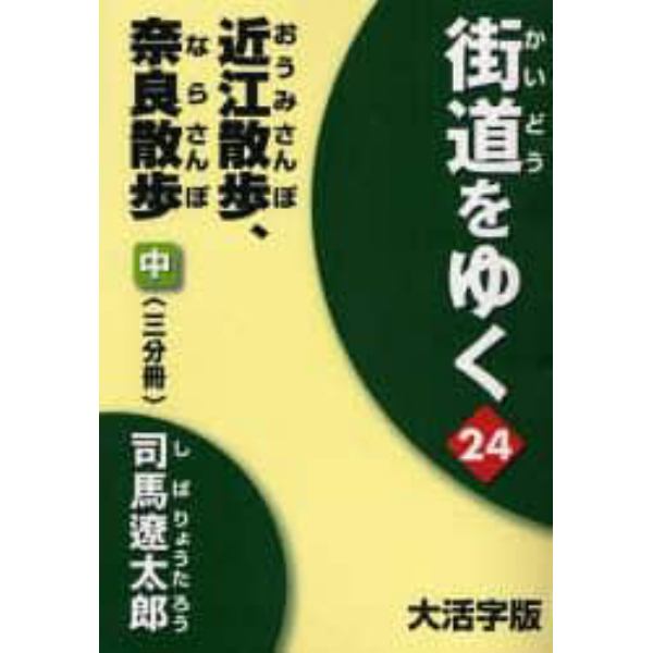 街道をゆく　２４〔中〕　大活字版