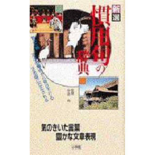 新選慣用句の辞典　気のきいた言葉豊かな文章表現