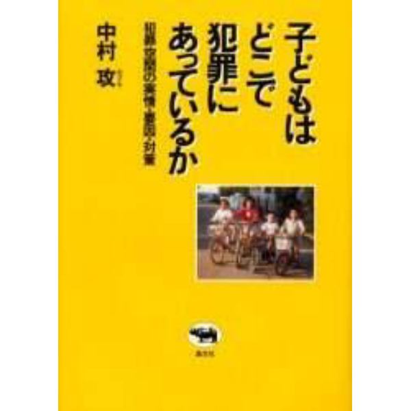 子どもはどこで犯罪にあっているか　犯罪空間の実情・要因・対策