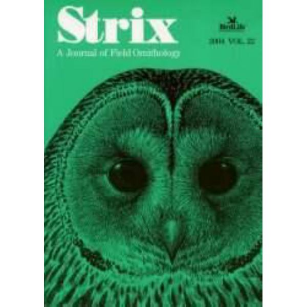 Ｓｔｒｉｘ　野外鳥類学論文集　Ｖｏｌ．２２（２００４）