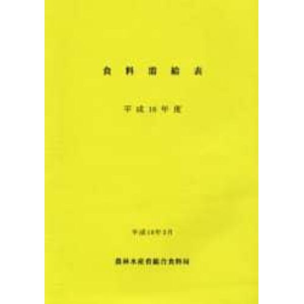 食料需給表　平成１６年度