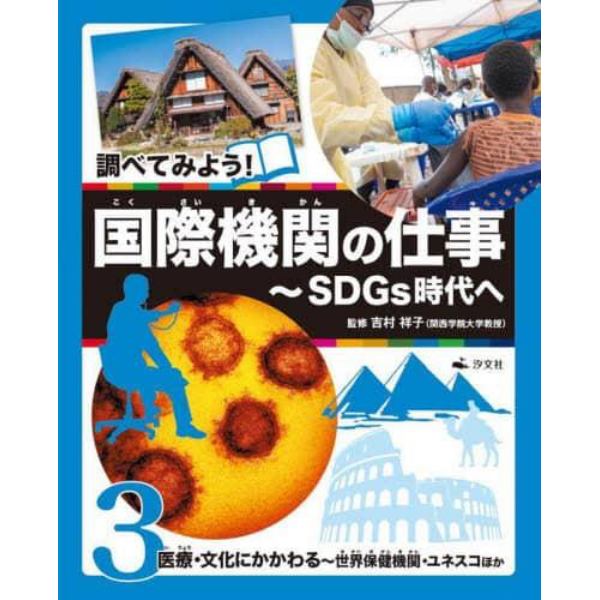 調べてみよう！国際機関の仕事　ＳＤＧｓ時代へ　３