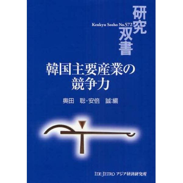 韓国主要産業の競争力