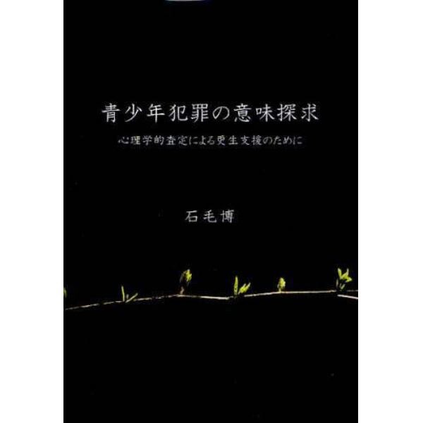 青少年犯罪の意味探求　心理学的査定による更生支援のために