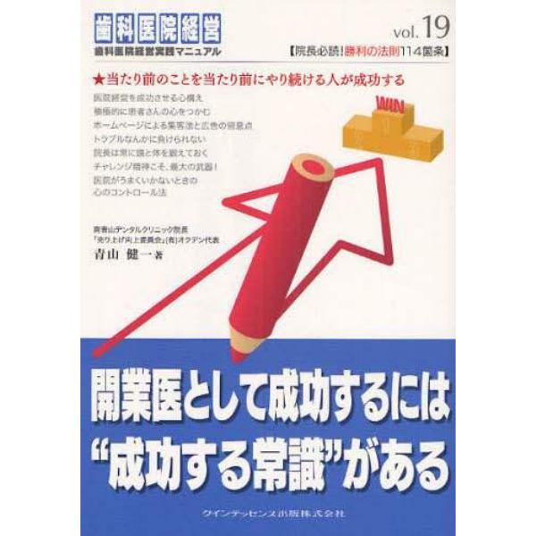 開業医として成功するには“成功する常識”がある　当たり前のことを当たり前にやり続ける人が成功する