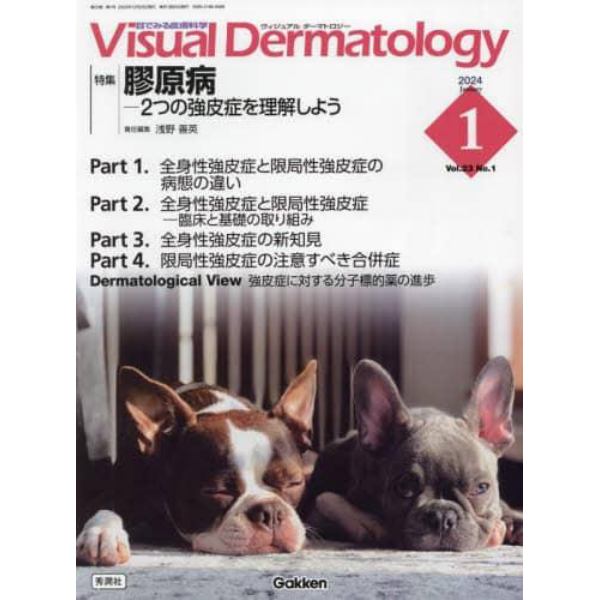 Ｖｉｓｕａｌ　Ｄｅｒｍａｔｏｌｏｇｙ　目でみる皮膚科学　Ｖｏｌ．２３Ｎｏ．１（２０２４－１）