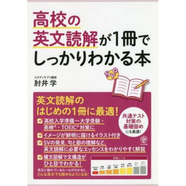 高校の英文読解が１冊でしっかりわかる本　英文読解のはじめの１冊に最適！