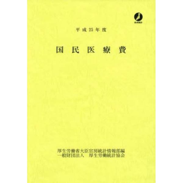 国民医療費　平成２５年度