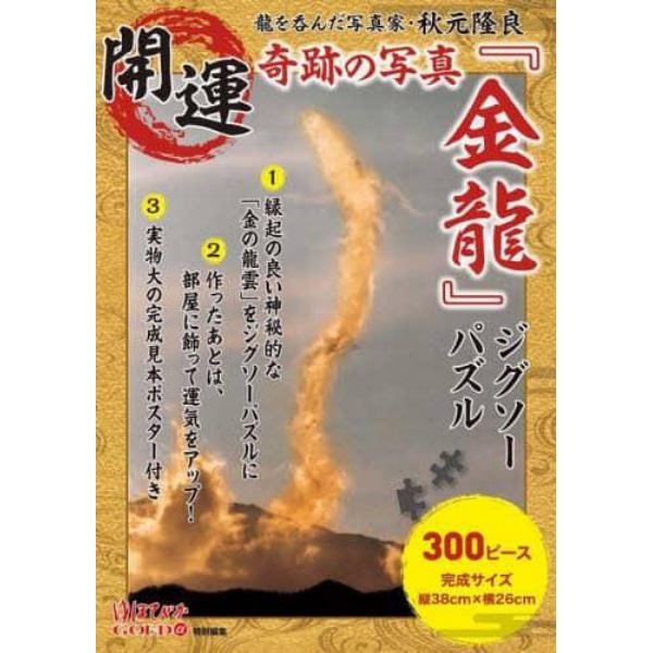 開運　奇跡の写真『金龍』ジグソーパズル