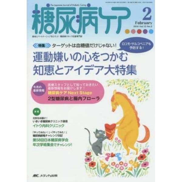 糖尿病ケア　患者とパートナーシップをむすぶ！糖尿病スタッフ応援専門誌　Ｖｏｌ．１３Ｎｏ．２（２０１６－２）