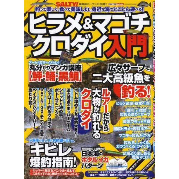 ヒラメ＆マゴチ、クロダイ入門