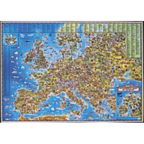 子供の地図　ヨーロッパ　英語版