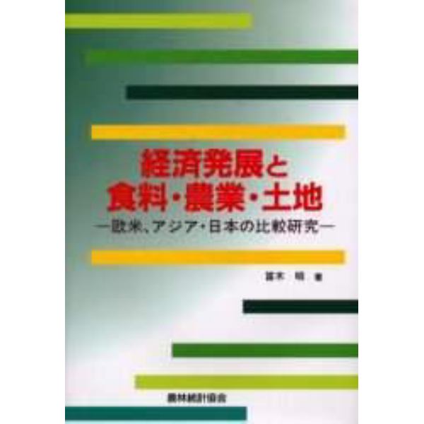 経済発展と食料・農業・土地　欧米、アジア・日本の比較研究