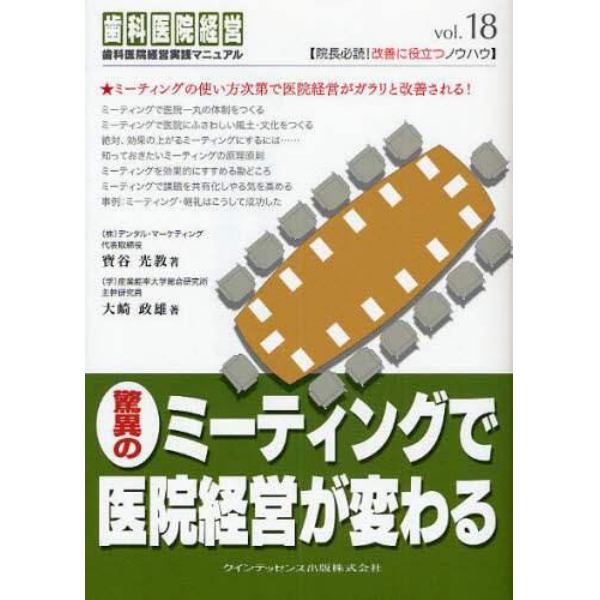 驚異のミーティングで医院経営が変わる