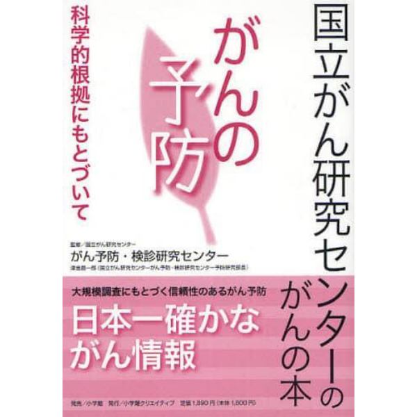 がんの予防　科学的根拠にもとづいて