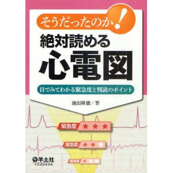 そうだったのか！絶対読める心電図　目でみてわかる緊急度と判読のポイント