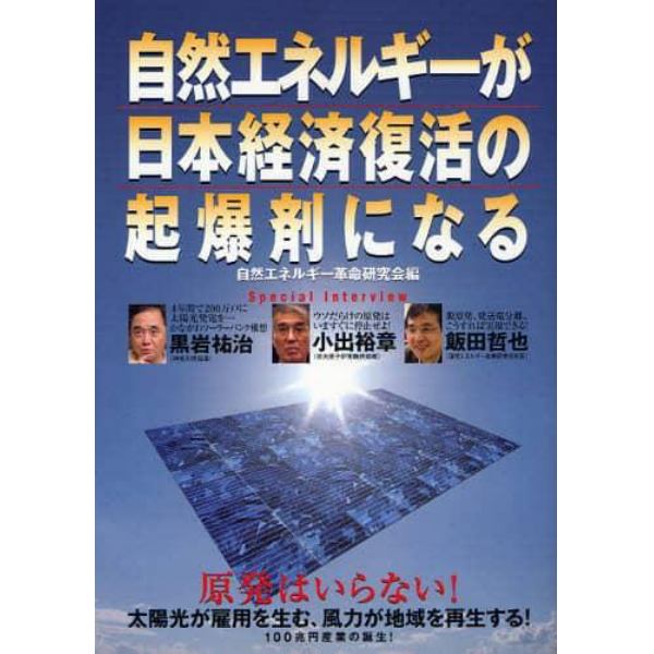 自然エネルギーが日本経済復活の起爆剤になる