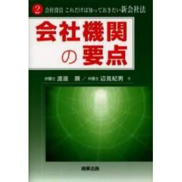 会社機関の要点