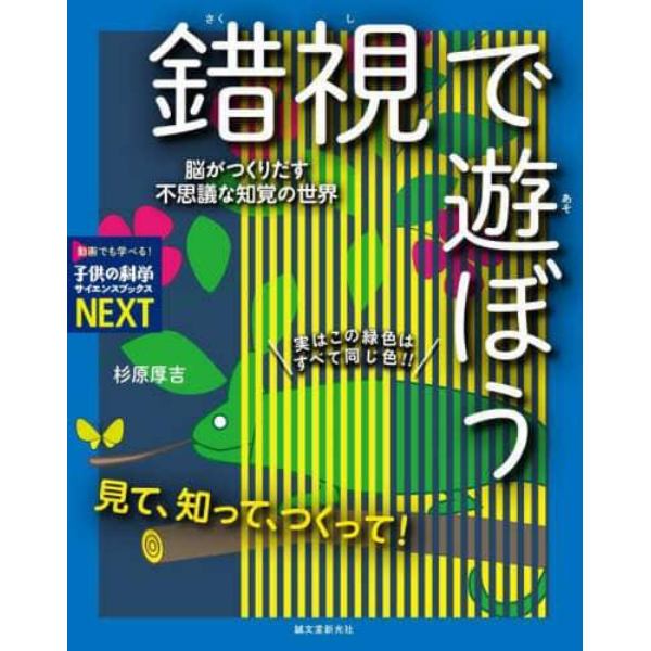 見て、知って、つくって！錯視で遊ぼう　脳がつくりだす不思議な知覚の世界