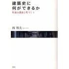 建築史に何ができるか　町並み調査と町づくり