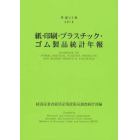 紙・印刷・プラスチック・ゴム製品統計年報　平成２２年