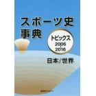 スポーツ史事典　トピックス２００６－２０１６　日本／世界